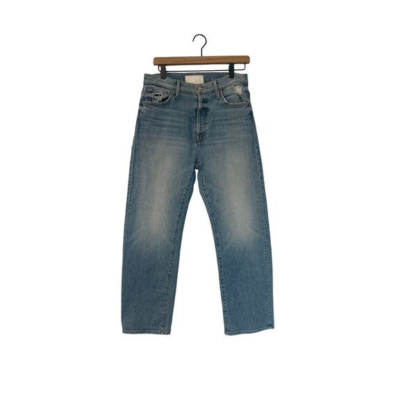 Mother Denim The Ditcher Crop in Resting Beach Face - Picture 2 of 6